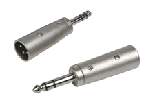XLR Male to 1/4 6.35mm Jack Plug Adapter – Stereo Plug TRS